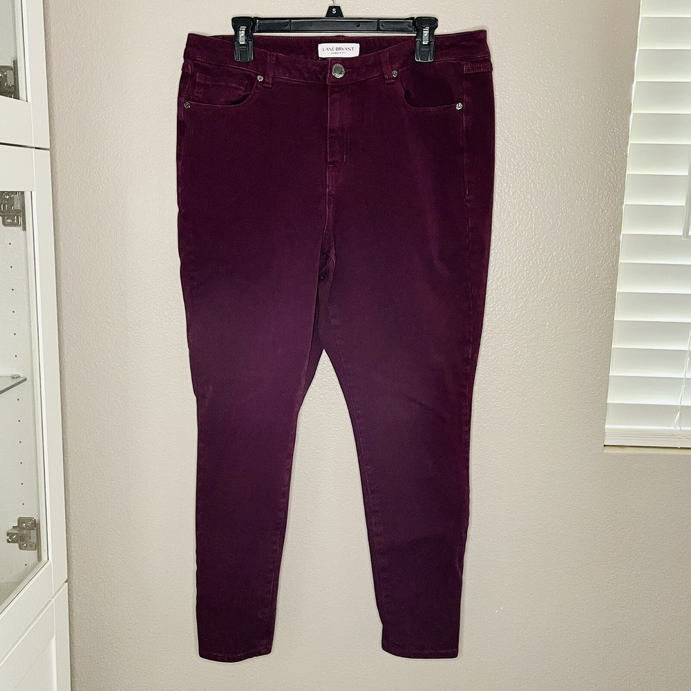 Lane Bryant High Rise Skinny‎ Jeans 14 - Picture 2 of 9